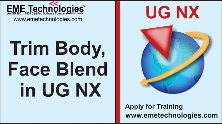 Trim Body, Face Blend in UG NX