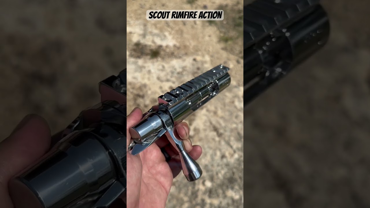Scout Rimfire action all polished up! 