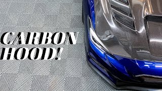 Installing A Carbon Fiber Hood On My STI | VIS Racing V2