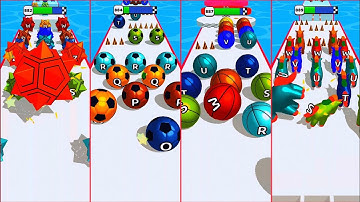 🔠 A-Z Run - 2048 ABC Runner Level-881 To Level-890 | All Level | Puzzle Ball Runner Game