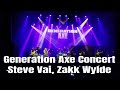 Capture de la vidéo Generation Axe Concert 2019 Part 1 ~ Steve Vai, Zakk Wylde, Malmsteen, Bettencourt