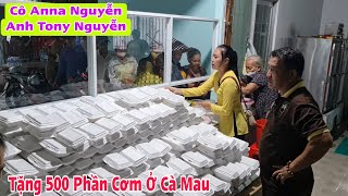 813  Nhà Hảo Tâm Mỹ Tặng 500 Phần Cơm Cho Bà Con Khó Khăn Ở BV Cái Nước Cà Mau | TMT