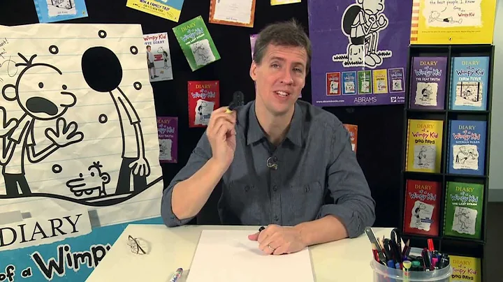 Jeff Kinney's Cartoon Class - How to draw Greg Hef...