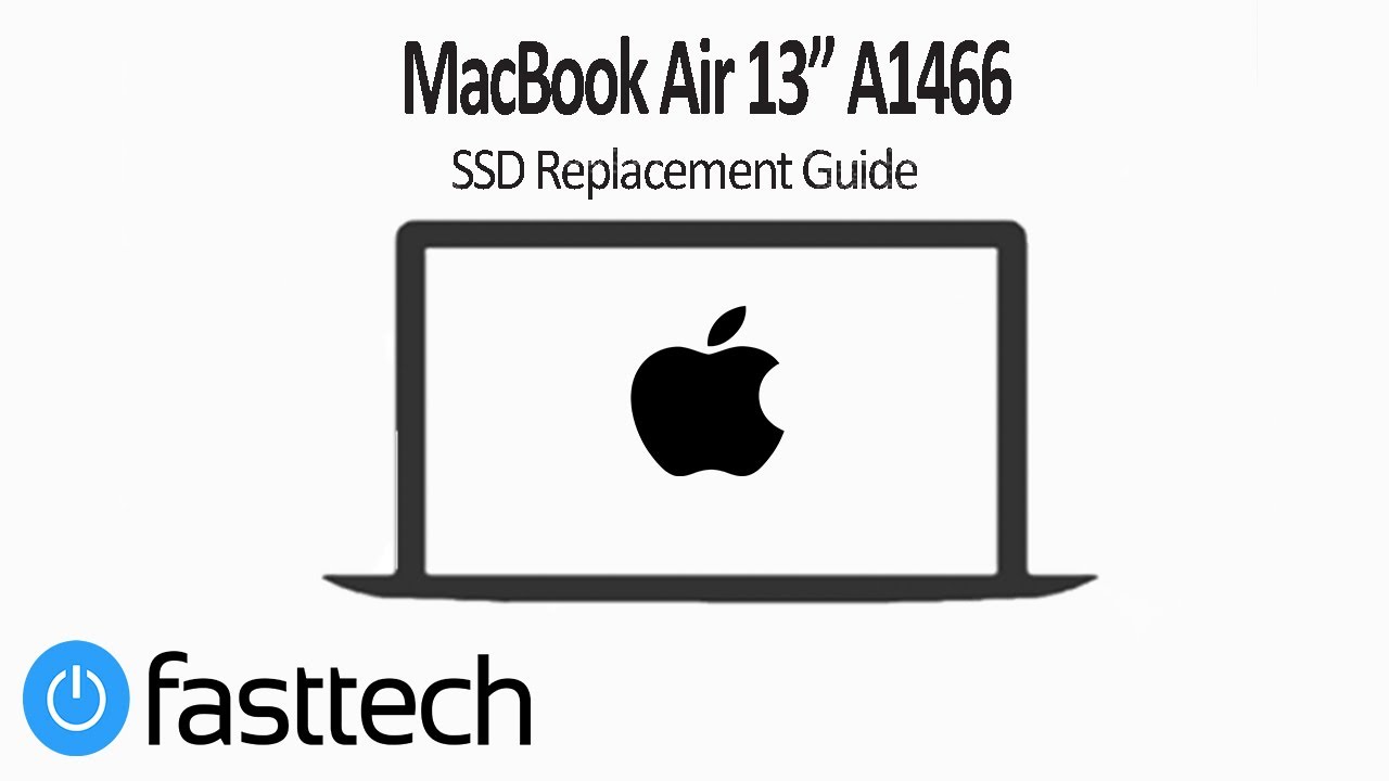 Macbook Air 13 2012-2017 (A1466) - SSD Hard Drive Replacement