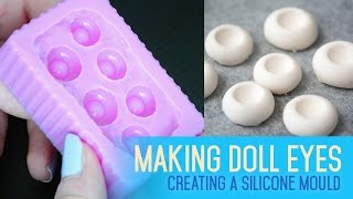 Eye Making for dolls - How to create a silicone mould