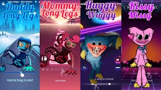 Daddy Long Legs - Mommy Long Legs - Huggy Wuggy - Kissy Missy | Beat Roller - Tiles Hop -Beat Racing