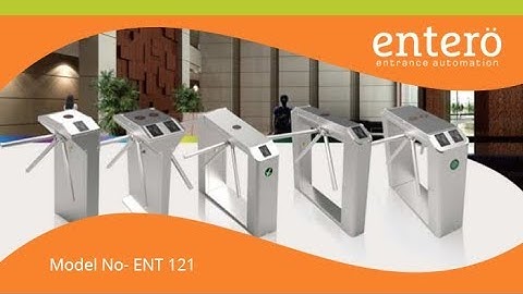 Tripod Turnstile Gates | ENTERO - Corporate Entrance Automation Solution