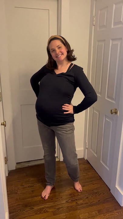 Best Maternity Pants and How to Style Them! Bump friendly outfit ideas,  favorite maternity jeans 