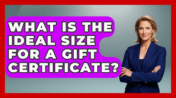 What Is The Ideal Size For A Gift Certificate? - Graphic Design Nerd