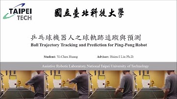 Ball Trajectory Tracking and Prediction for a Ping-Pong Robot