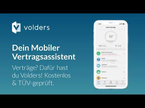 So einfach kündigt man mit der Volders App