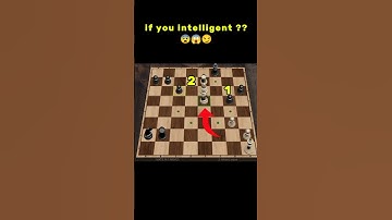 2 Move and You win 😱 | Chess Genius | Chess Board #chess #challenge #shorts