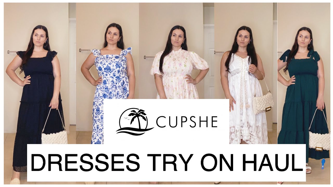 TRYING CUPSHE DRESSES!! | Are They Any Good? - YouTube