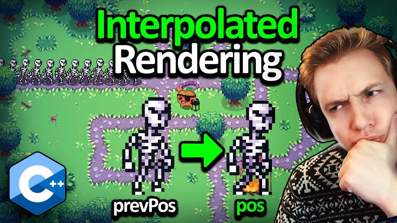 C++ OpenGL Game | Interpolated Rendering (Tangy Defense 16/09) - YouTube