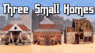 Conan Exiles 3 Small Houses for Roleplayers