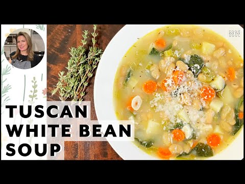 SIMPLY DELICIOUS Tuscan White Bean Vegetable Soup