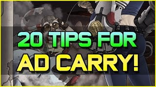 ✔ ADC GUIDE - 20 TIPS TO HELP IMPROVE AS AN ADC + LANE MANAGEMENT | League of Legends | Season 4