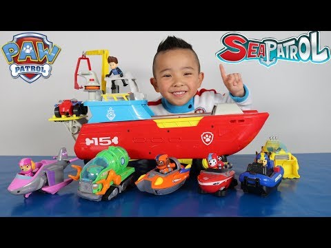 Sea Patroller Vehicles And Characters Complete Set CKN