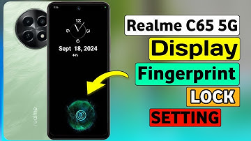 Realme C65 5G Me Display Fingerprint Lock Kaise Lagaen