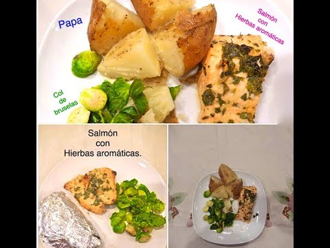 Video: Cómo Cocinar Salmón Al Horno Con Hierbas Aromáticas