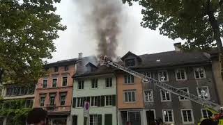 Brand in Winterthurer Altstadt