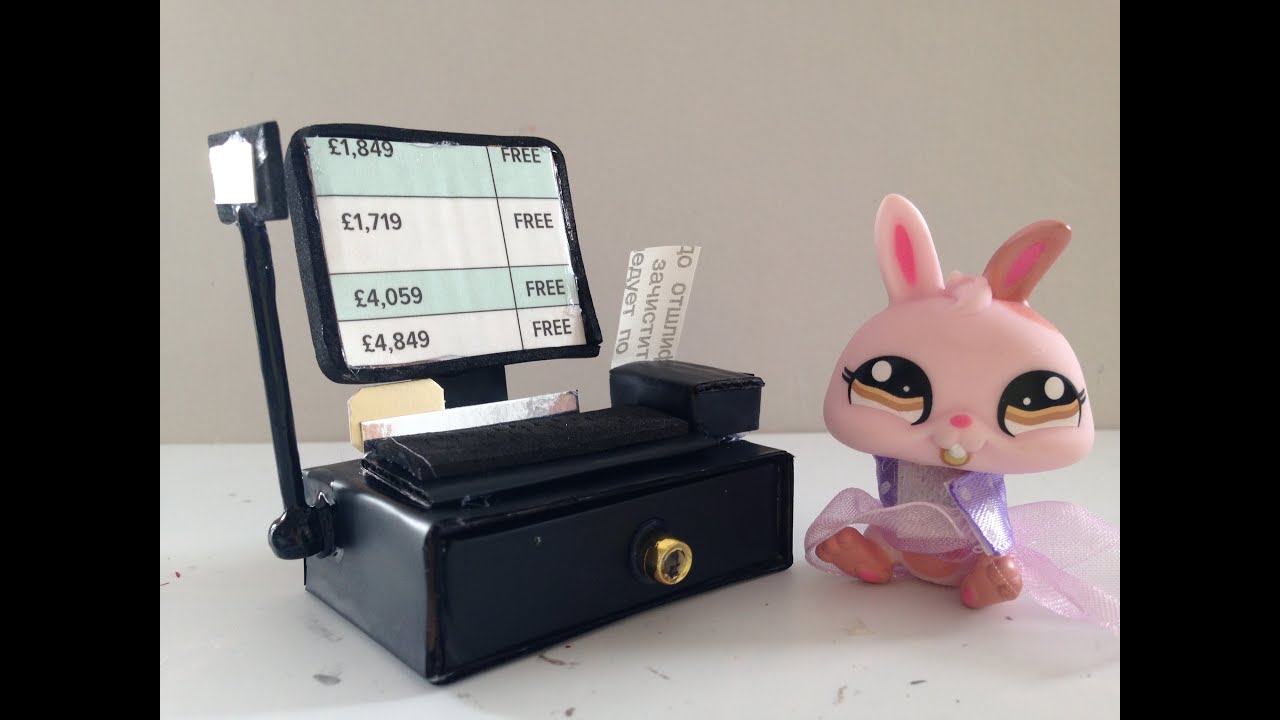 how to make a lps doll cash register money youtube premium check registers