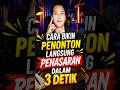 Trik Sederhana Biar Penonton Penasaran dalam 3 Detik #tips #tutorial