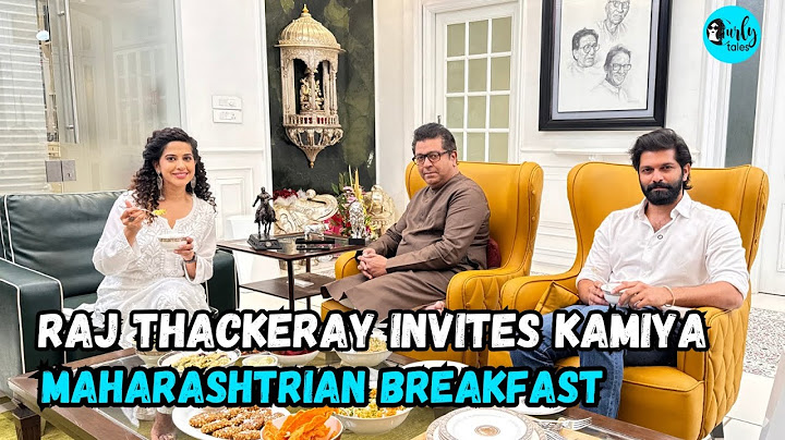 Raj Thackeray Invites Kamiya to His Home for a Maharashtrian Breakfast | Curly Tales #clips