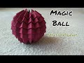 Origami magic ball (stress releaser)stress releasing origami easy magic ball