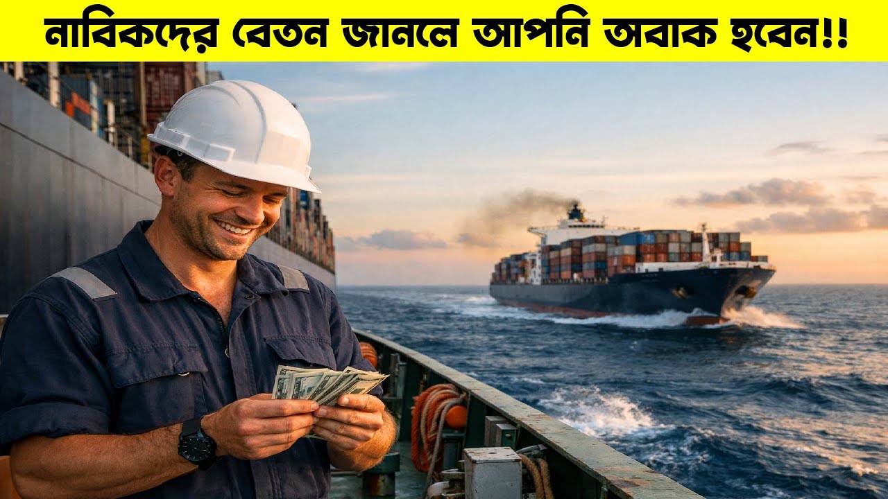 কার্গো জাহাজে নাবিকদের বেতন কেমন হয় || Cargo Ship Sailor Salary Explained || 
