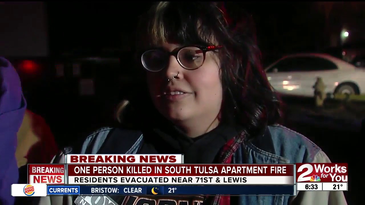 One person killed in South Tulsa Apartment Fire - YouTube
