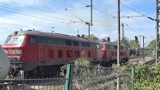 Lokomotiv-Legenden - BR 218 der DB - Doppeltraktion - Itzehoe-Westerland - BR 245 Mehrfachtraktion