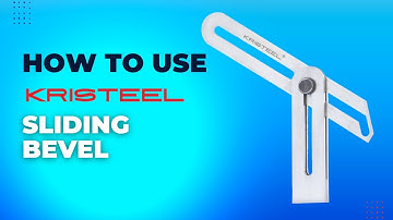 How to use KRISTEEL Sliding Bevel with Example explained