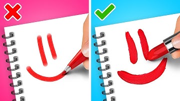 COOL BACK-TO-SCHOOL HACKS || Stationary DIYs, Snack Hiding, Smart Parenting