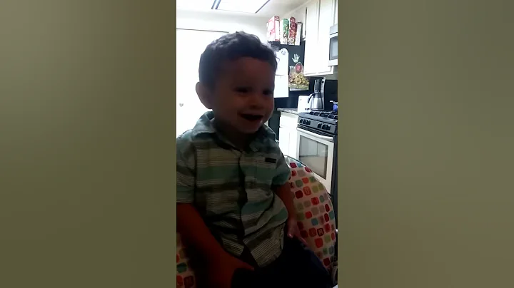 Baby speaks his own language