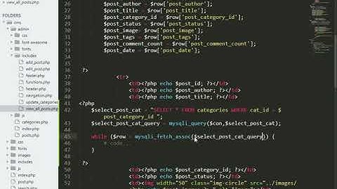 How to update categories in POSTS | Complete CMS in php