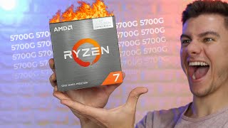 Pruebo el RYZEN 7 5700G en una PC ECONÓMICA 