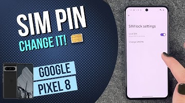 Google Pixel 8 - How to Change SIM PIN • 📱 • 🔢 • 🔐 • Tutorial