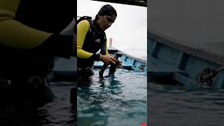 We Found a Mysterious Temple in Deep Underwater…😨 #mysterious #temple #gopro