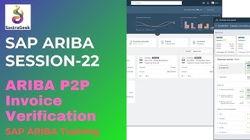 Session 22 SAP ARIBA P2P Flow Invoice Verification
