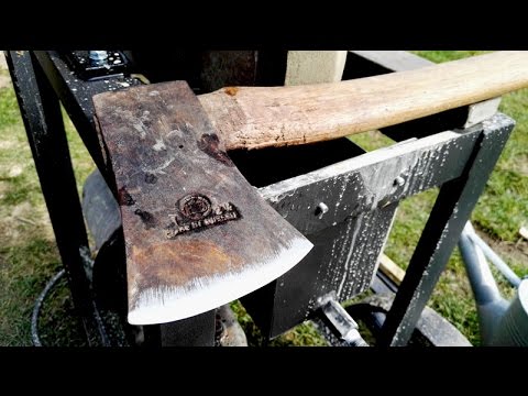 Axe to Grind Antique Grindstone Sharpening Wheel 