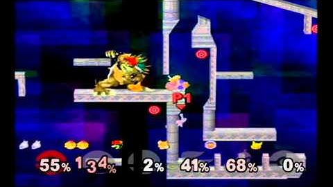 Super Smash Bros Melee Debug Menu Fun - 6-Players Gameplay #10