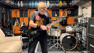 Vader - Wings - Guitar Cover Playthrough Marcel Maminski 13 Years Old