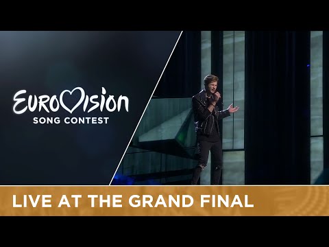 LIVE - Justs - Heartbeat (Latvia) at the Grand Final of the 2016 Eurovision Song Contest