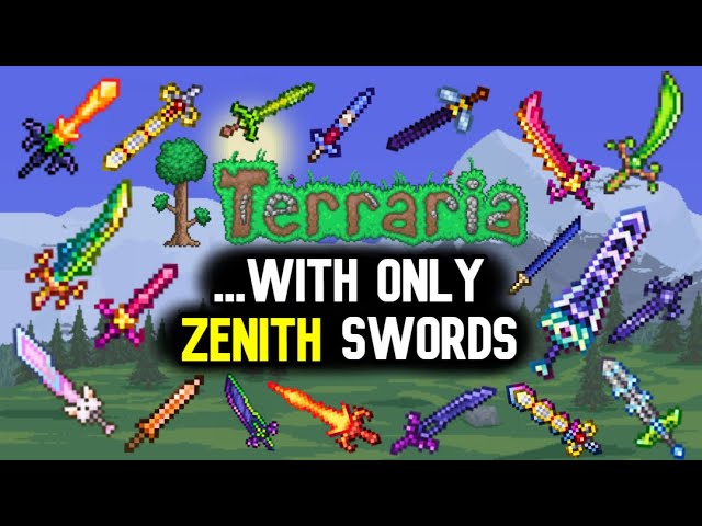 Terraria Zenith - how to get the best sword weapon in Terraria