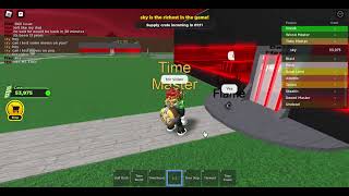 Time master showcase(Ultra Power Tycoon)