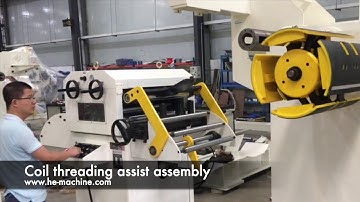 decoiler straightener coil handling equipment gl 600h