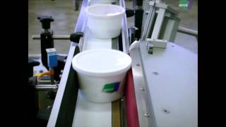 Wrap Around Up Labeling System Solid for Food Industry - Conical Products