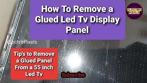 How to Remove a glued Display Panel  with Double side Tape|Tip