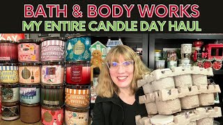 Bath & Body Works My Entire CANDLE DAY Haul!